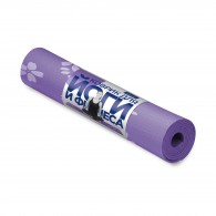 Коврик для йоги и фитнеса INDIGO PVC с рисунком Цветы YG03P 173*61*0,3 см Фиолетовый