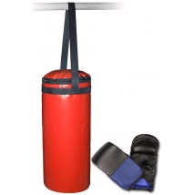 Мешок боксерский + перчатки SM-110 6 кг Красный